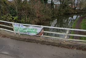 The Radford Road bridge where the access ramp for cyclists will be built. Picture courtesy of Google Maps.