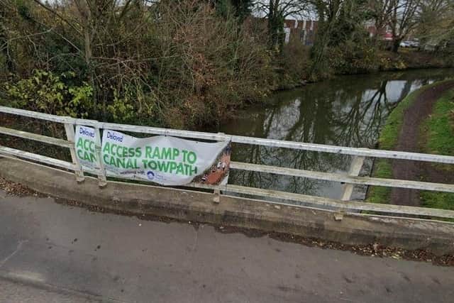 The Radford Road bridge where the access ramp for cyclists will be built. Picture courtesy of Google Maps.