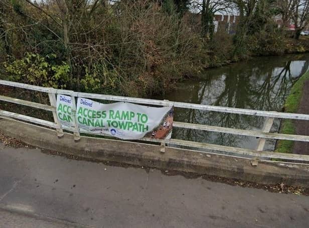 The Radford Road bridge where the access ramp for cyclists will be built. Picture courtesy of Google Maps.