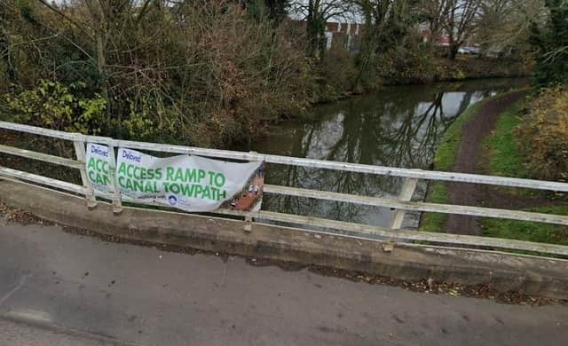 The Radford Road bridge where the access ramp for cyclists will be built. Picture courtesy of Google Maps.