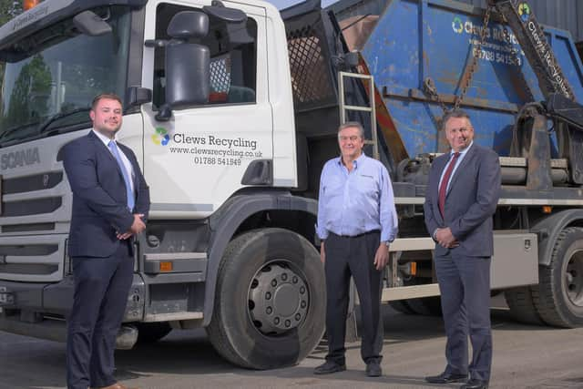 Adam Plumb (CW Growth Hub), Richard Clews (Clews Recycling) and Craig Humphrey (CW Growth Hub)