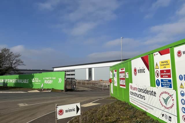 Probably the most visible sign of the current Local Plan's impact so far - the warehouses near Thurlaston, close to the A45/M45 roundabout.