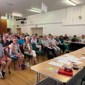 Campaigners against the solar farm from Ufton and Radford Semele met on Sunday (June 2). Picture supplied.
