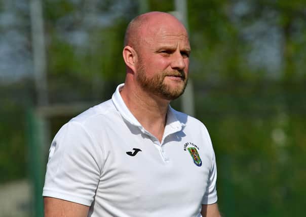 Rugby Town boss Carl Adams leads his team into a new season this weekend. Picture by Martin Pulley