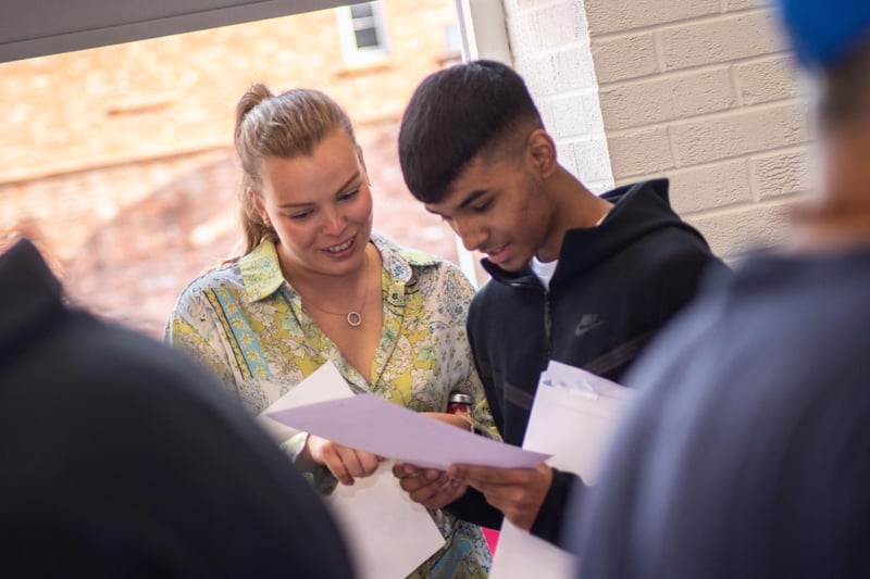 Arjun Kumaran, who achieved 9,9,9,9,8,8,8,7,6 in his results and will go on to study the Sciences. Photo by Arnold Lodge School