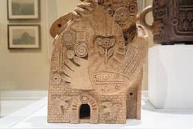 Ceramic sculpture The Hug by Laura Adkins was the winner of the Leamington Spa OPEN Exhibition 2024. Picture supplied.