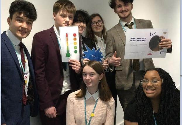 Students have been helping to improve children's mental health.