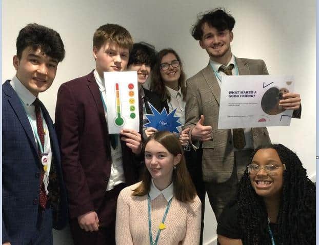 Students have been helping to improve children's mental health.