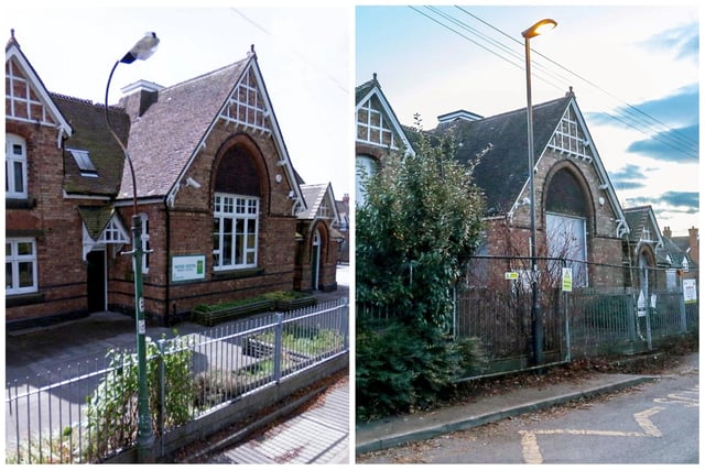 The former Water Orton Primary School, Warwickshire, which has been relocated due to HS2 and now lies derelict.