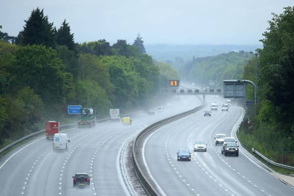 The M3 is among stretches of smart motorway with no hard shoulder