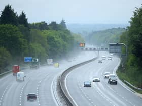 The M3 is among stretches of smart motorway with no hard shoulder