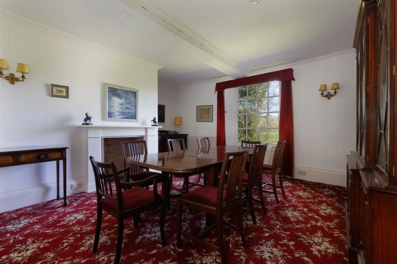 One of the many reception rooms. Photo by Godfrey Payton