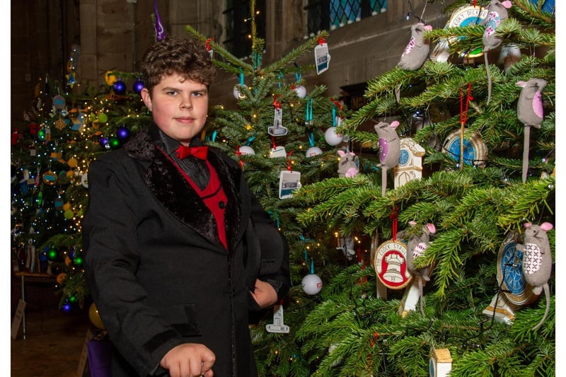 The Christmas Tree Festival inside St Mary's Church.  Pictured: Josh Warren