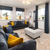 BN - 002 - The living room in the Hesketh show home at Ashlawn Gardens