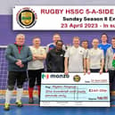Raising money for Myton Hospice.