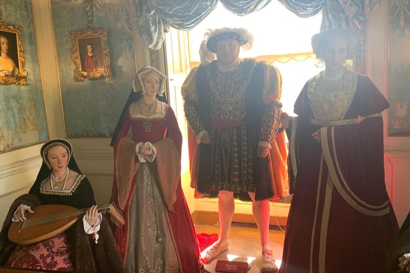 Visitors can meet Henry VIII and his wives.