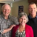 Going the extra mile to help others - Mike, Paula and Alan.