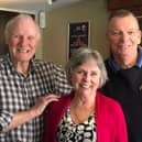 Going the extra mile to help others - Mike, Paula and Alan.