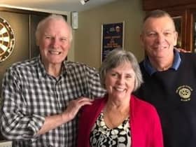 Going the extra mile to help others - Mike, Paula and Alan.