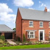 Typical street scene at David Wilson Homes' Callendar Farm development