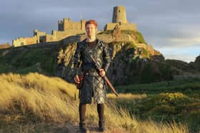 Robert Lundgren aka Ragan the Viking at Bamburgh Castle