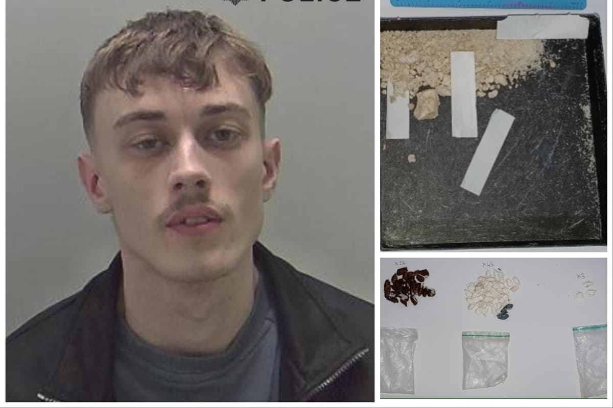 Drug dealer jailed after being arrested in Baginton with drugs down his pants 