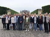 The group from Leamington and their French hosts in front of the Palace at Sceaux. Picture submitted.