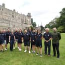 Team England were transported back to Tudor times at Warwick Castle’s Midsummer Carnival, which runs until July 10. They were joined by Jamie Turner, head of sales and marketing at Warwick Castle and Darren Tosh, digital marketing manager for Shakespeare’s England. Photo supplied