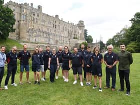 Team England were transported back to Tudor times at Warwick Castle’s Midsummer Carnival, which runs until July 10. They were joined by Jamie Turner, head of sales and marketing at Warwick Castle and Darren Tosh, digital marketing manager for Shakespeare’s England. Photo supplied