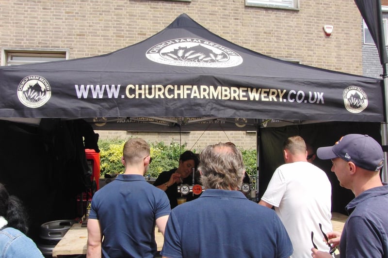 Many Warwickshire based businesses were also at the festival. Photo by Geoff Ousbey