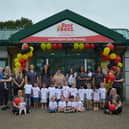 Staff and children at Busy Bees nursery in Leamington are celebrating a second outstanding rating from Ofsted. Picture supplied.
