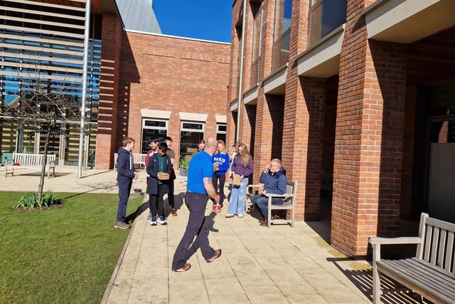 A teambuilding day was held at King’s High on March 3, where those attending took part in outdoor activities focusing on leadership and listening skills and working as a team.