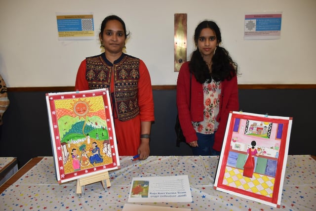 Team Raja Ravi Varma - represented by mother-daughter team - Aishwarya Magesha and Nikitha Magesh.