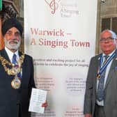The Mayor of Warwick, Cllr Parminder Birdi with Warwick Rotary President Paul Jaspal. Photo supplied