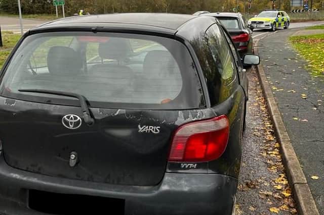 Officers working for Warwickshire Police's OPU Unit stopped a Toyota Yaris on the A4177 Birmingham Road and checks showed that the driver had no insurance and no driving licence. It then turned out that they were also wanted for immigration offences.