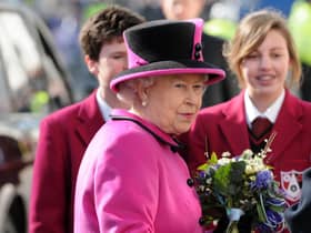 Queen Elizabeth II when she visited Leamington to open the Warwickshire Justice Centre in 2011.