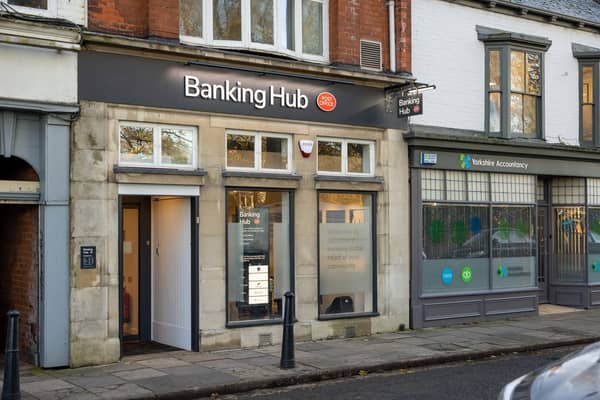 A stock image of a Banking Hub. Credit: www.murrayscott.co.uk