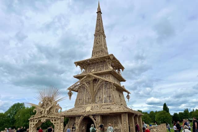 Sanctuary has already drawn thousands of people to Bedworth's Miners' Welfare Park - but the biggest crowd of all is expected this Saturday, May 28, to see the burning of the wooden memorial.