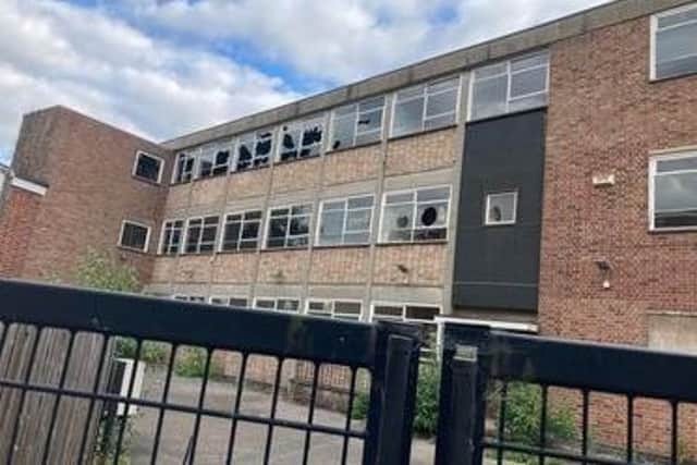 Residents in Warwick are growing concerned about the vandalism at the former King's High School site in Warwick. Photo by Colin Goode