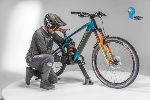 Leamington company Hiplok's 1000 product range of anti-angle grinder security for motorcycles and bicycles has won a 2024 Design & Innovation Award. Picture supplied.