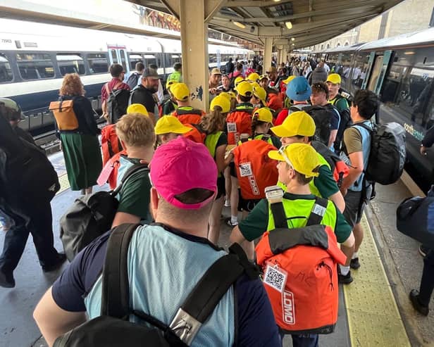 Pupils had to navigate the UK's transport system