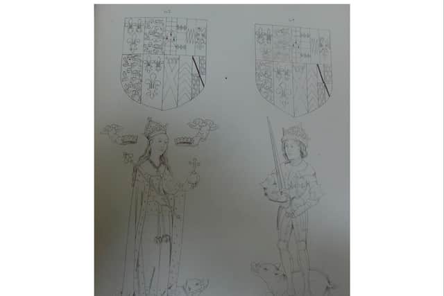 Anne Neville (left) and King Richard III. Photo supplied by Warwick Castle