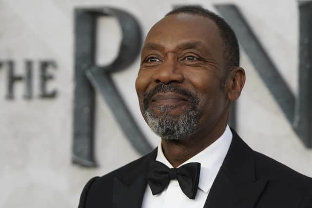 British actor and screenwriter Sir Lenny Henry poses on the red carpet upon arrival to attend the Global Premiere of "The Lord of the Rings: The Rings of Power" at the Odeon cinema in Leicester Square, central London, on August 30, 2022. (Photo by Niklas HALLE'N / AFP) (Photo by NIKLAS HALLE'N/AFP via Getty Images)