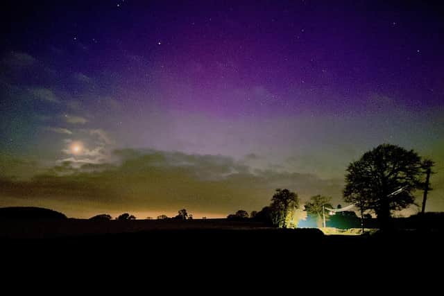 These photos of the Northern Lights were taken near Warwick last night by Aaron Mulgrew