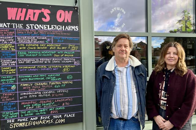 Charlie Caldecott and Maddie Webb at the Stoneleigh Arms in Leamington. Photo supplied