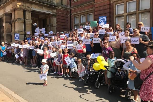 Residents celebrated the NHS’s 70th birthday in 2018