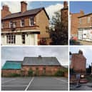 Top left: How the pub used to look (photo by Allan Jennings). Top right: How the pub looks now. Bottom left: The Old School. Bottom right: The back of the old pub.
