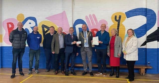 David Wright -treasurer, John Robertson - Leader, Simon Daniel - vice-chair, Charles Williams, David Sandall - Worshipful Master of St. Philip's Lodge, Simon Ward - Mayor of Rugby and President of the Bradby Club, Gerry Logue - Mason, Alison Ross, Sue Williams.