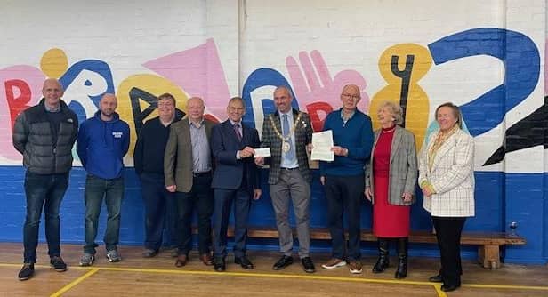 David Wright -treasurer, John Robertson - Leader, Simon Daniel - vice-chair, Charles Williams, David Sandall - Worshipful Master of St. Philip's Lodge, Simon Ward - Mayor of Rugby and President of the Bradby Club, Gerry Logue - Mason, Alison Ross, Sue Williams.