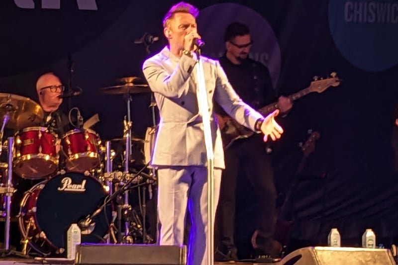 Pop star Ronan Keating was the headline act for the Saturday night at Pub in the Park 2023 in Leamington. Picture by Oliver Williams.
